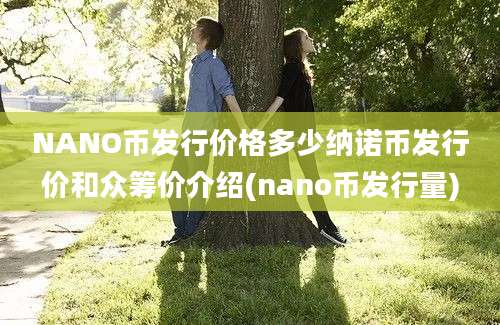 NANO币发行价格多少纳诺币发行价和众筹价介绍(nano币发行量)