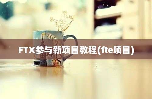 FTX参与新项目教程(fte项目)