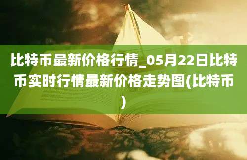 比特币最新价格行情_05月22日比特币实时行情最新价格走势图(比特币)