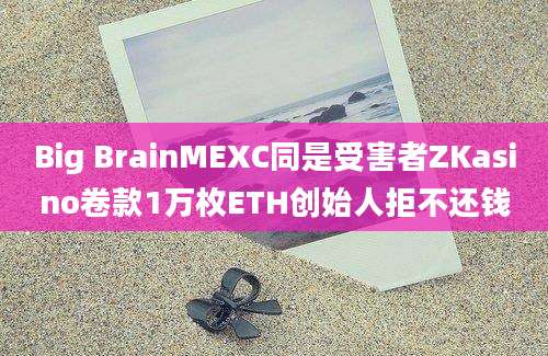 Big BrainMEXC同是受害者ZKasino卷款1万枚ETH创始人拒不还钱