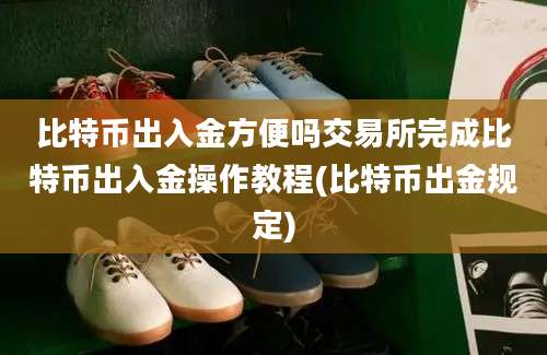 比特币出入金方便吗交易所完成比特币出入金操作教程(比特币出金规定)