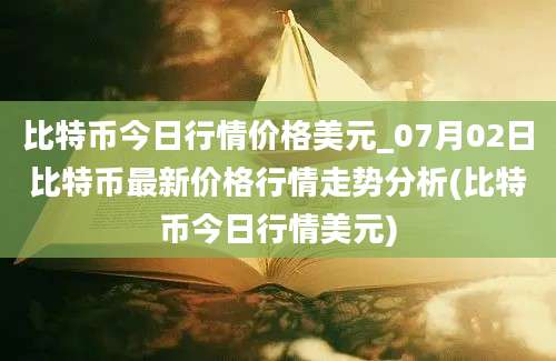 比特币今日行情价格美元_07月02日比特币最新价格行情走势分析(比特币今日行情美元)