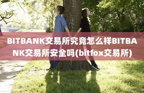 BITBANK交易所究竟怎么样BITBANK交易所安全吗(bitfox交易所)