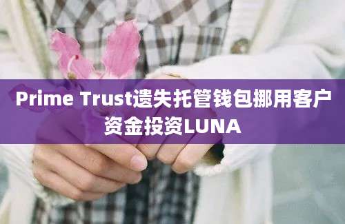 Prime Trust遗失托管钱包挪用客户资金投资LUNA