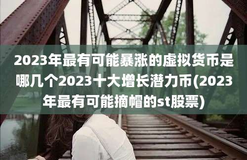 2023年最有可能暴涨的虚拟货币是哪几个2023十大增长潜力币(2023年最有可能摘帽的st股票)