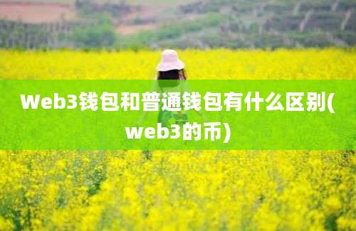 Web3钱包和普通钱包有什么区别(web3的币)