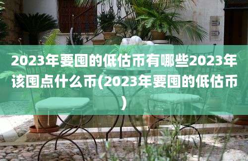 2023年要囤的低估币有哪些2023年该囤点什么币(2023年要囤的低估币)