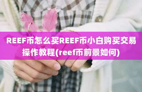 REEF币怎么买REEF币小白购买交易操作教程(reef币前景如何)