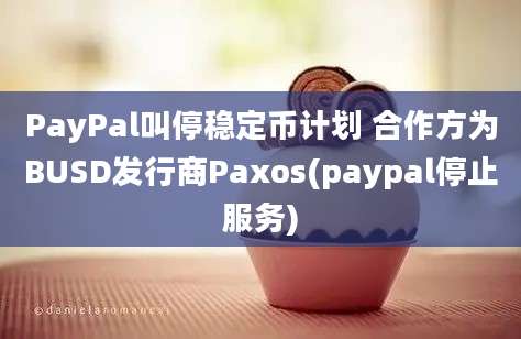 PayPal叫停稳定币计划 合作方为BUSD发行商Paxos(paypal停止服务)