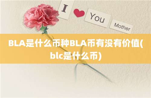 BLA是什么币种BLA币有没有价值(blc是什么币)