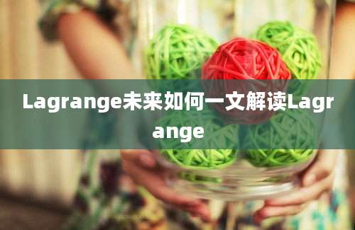 Lagrange未来如何一文解读Lagrange