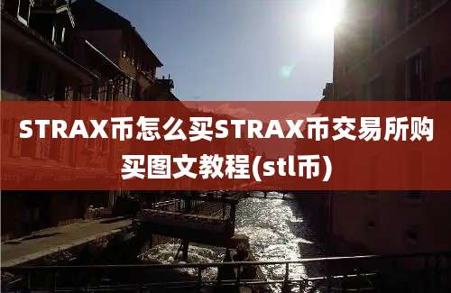 STRAX币怎么买STRAX币交易所购买图文教程(stl币)