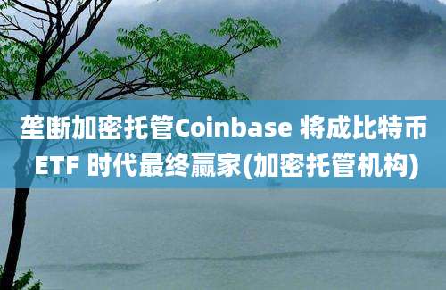 垄断加密托管Coinbase 将成比特币 ETF 时代最终赢家(加密托管机构)