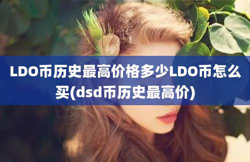 LDO币历史最高价格多少LDO币怎么买(dsd币历史最高价)