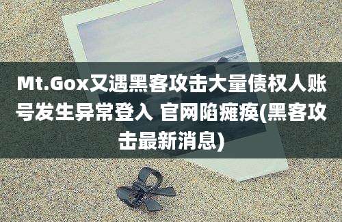 Mt.Gox又遇黑客攻击大量债权人账号发生异常登入 官网陷瘫痪(黑客攻击最新消息)