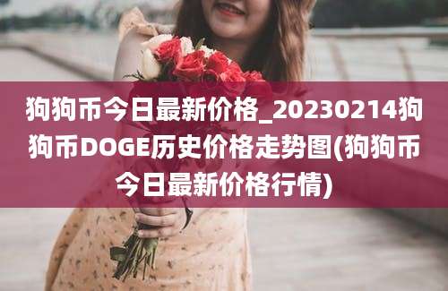 狗狗币今日最新价格_20230214狗狗币DOGE历史价格走势图(狗狗币今日最新价格行情)