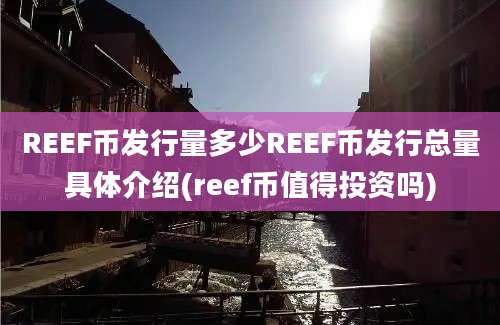 REEF币发行量多少REEF币发行总量具体介绍(reef币值得投资吗)