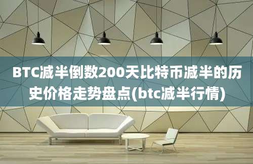 BTC减半倒数200天比特币减半的历史价格走势盘点(btc减半行情)