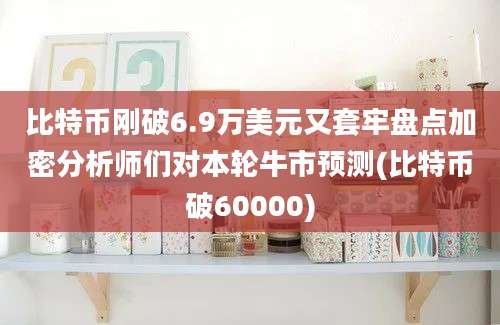 比特币刚破6.9万美元又套牢盘点加密分析师们对本轮牛市预测(比特币破60000)