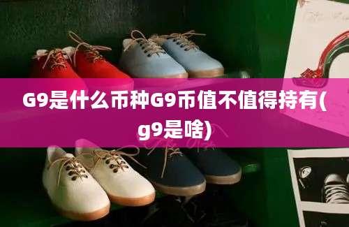 G9是什么币种G9币值不值得持有(g9是啥)