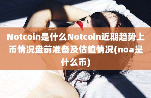 Notcoin是什么Notcoin近期趋势上币情况盘前准备及估值情况(noa是什么币)