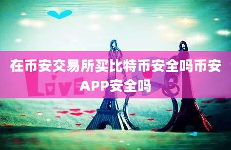 在币安交易所买比特币安全吗币安APP安全吗