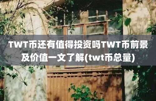 TWT币还有值得投资吗TWT币前景及价值一文了解(twt币总量)