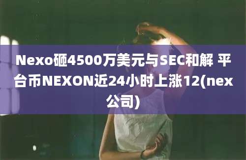 Nexo砸4500万美元与SEC和解 平台币NEXON近24小时上涨12(nex公司)