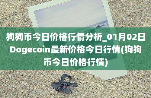 狗狗币今日价格行情分析_01月02日Dogecoin最新价格今日行情(狗狗币今日价格行情)