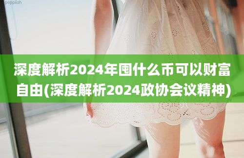 深度解析2024年囤什么币可以财富自由(深度解析2024政协会议精神)