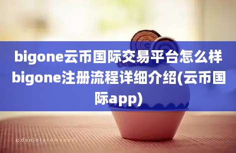 bigone云币国际交易平台怎么样bigone注册流程详细介绍(云币国际app)