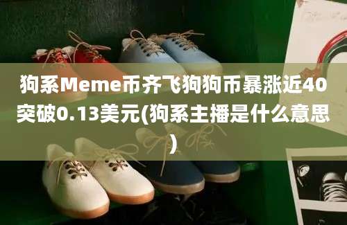 狗系Meme币齐飞狗狗币暴涨近40突破0.13美元(狗系主播是什么意思)