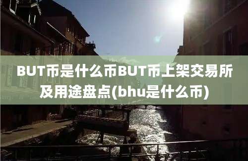 BUT币是什么币BUT币上架交易所及用途盘点(bhu是什么币)