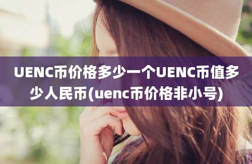 UENC币价格多少一个UENC币值多少人民币(uenc币价格非小号)