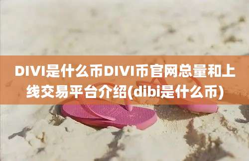 DIVI是什么币DIVI币官网总量和上线交易平台介绍(dibi是什么币)