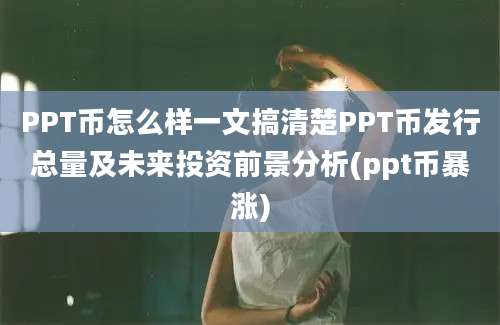 PPT币怎么样一文搞清楚PPT币发行总量及未来投资前景分析(ppt币暴涨)