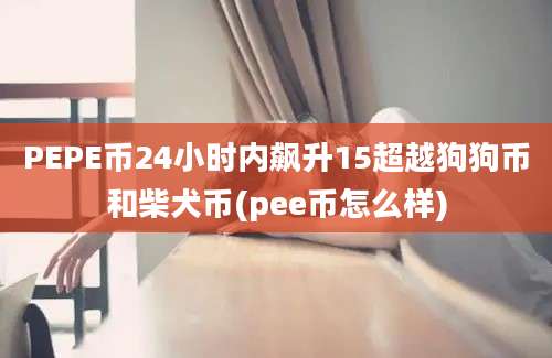 PEPE币24小时内飙升15超越狗狗币和柴犬币(pee币怎么样)