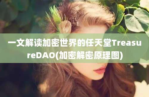 一文解读加密世界的任天堂TreasureDAO(加密解密原理图)