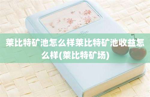 莱比特矿池怎么样莱比特矿池收益怎么样(莱比特矿场)