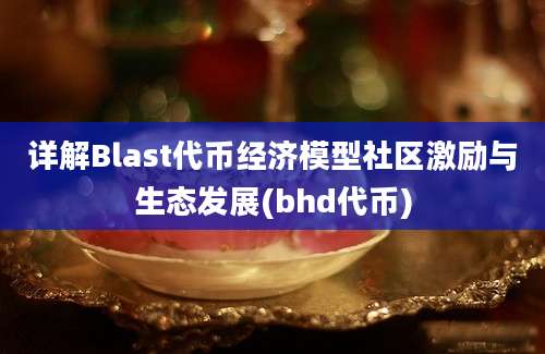 详解Blast代币经济模型社区激励与生态发展(bhd代币)