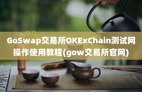 GoSwap交易所OKExChain测试网操作使用教程(gow交易所官网)