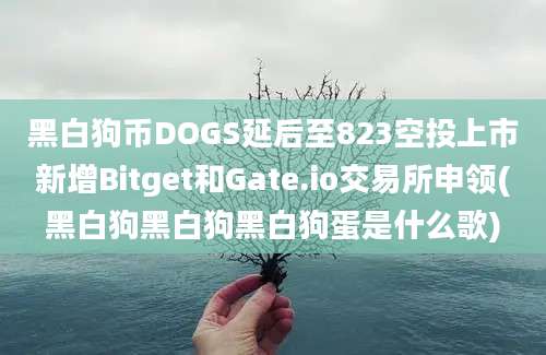 黑白狗币DOGS延后至823空投上市新增Bitget和Gate.io交易所申领(黑白狗黑白狗黑白狗蛋是什么歌)