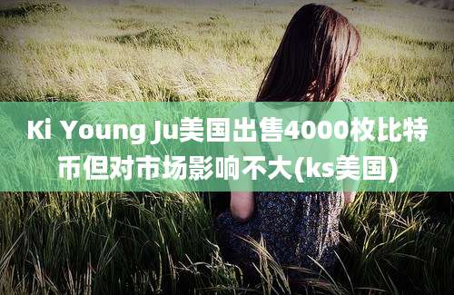 Ki Young Ju美国出售4000枚比特币但对市场影响不大(ks美国)