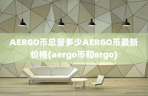 AERGO币总量多少AERGO币最新价格(aergo币和ergo)