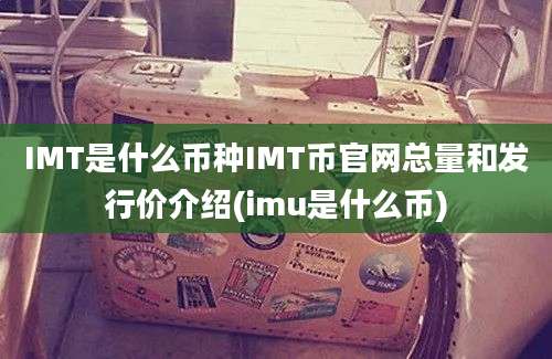 IMT是什么币种IMT币官网总量和发行价介绍(imu是什么币)