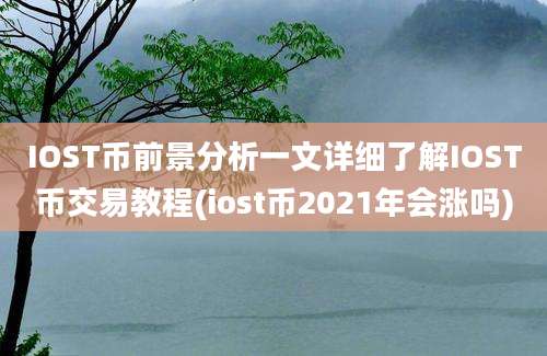 IOST币前景分析一文详细了解IOST币交易教程(iost币2021年会涨吗)