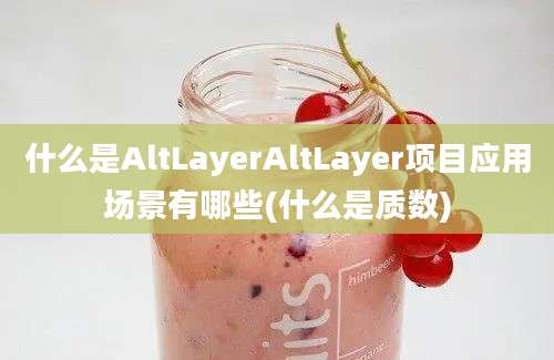 什么是AltLayerAltLayer项目应用场景有哪些(什么是质数)