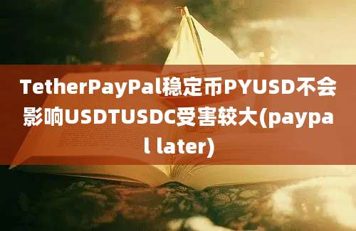 TetherPayPal稳定币PYUSD不会影响USDTUSDC受害较大(paypal later)