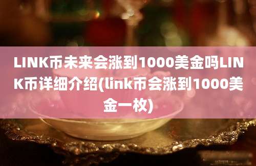 LINK币未来会涨到1000美金吗LINK币详细介绍(link币会涨到1000美金一枚)