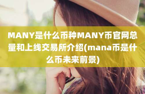 MANY是什么币种MANY币官网总量和上线交易所介绍(mana币是什么币未来前景)